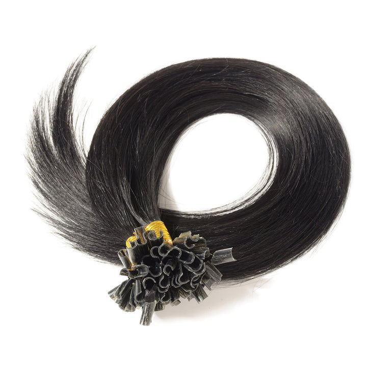 Bondings Extensions Echthaar 1G/Strähnen Keratin U-Tip Remy Human Hair Haarverlängerung 50 Strähnen