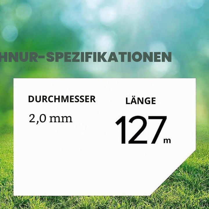 Oregon Gelber Mähfaden 2mm mit rundem Querschnitt, für Rasentrimmer und Freischneider, professionell