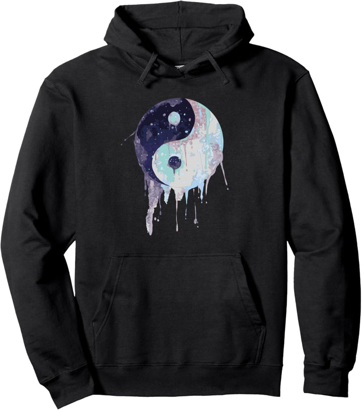 Ying Yang Aquarell Pullover Hoodie