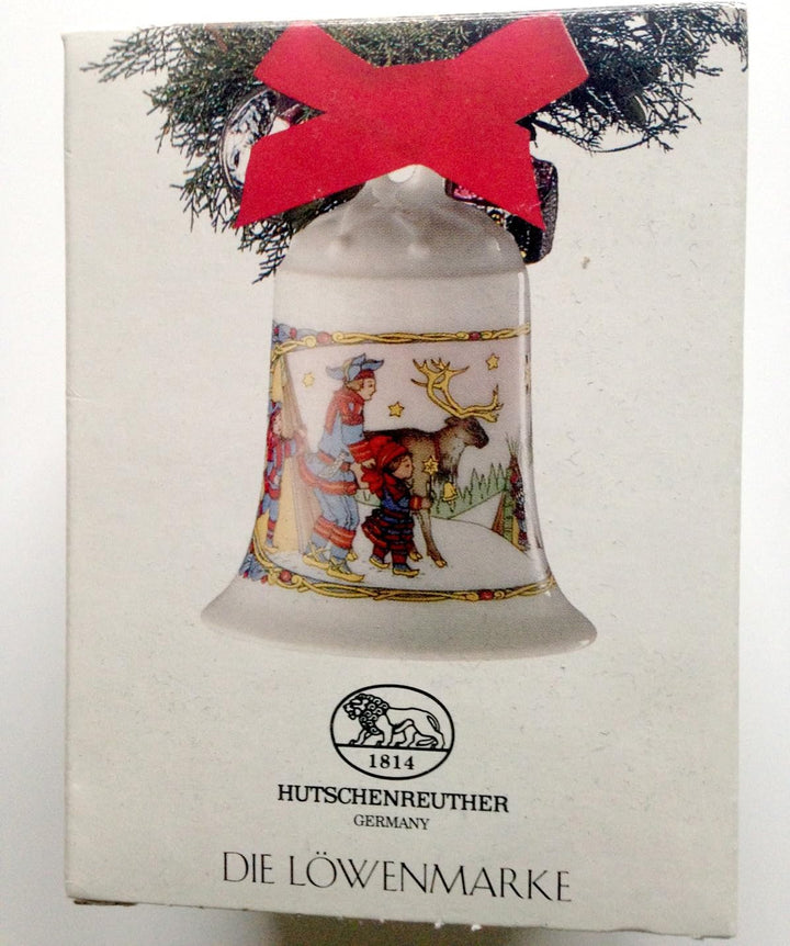 Porzellanglocke Weihnachtsglocke 1995 - Hutschenreuther - in OVP