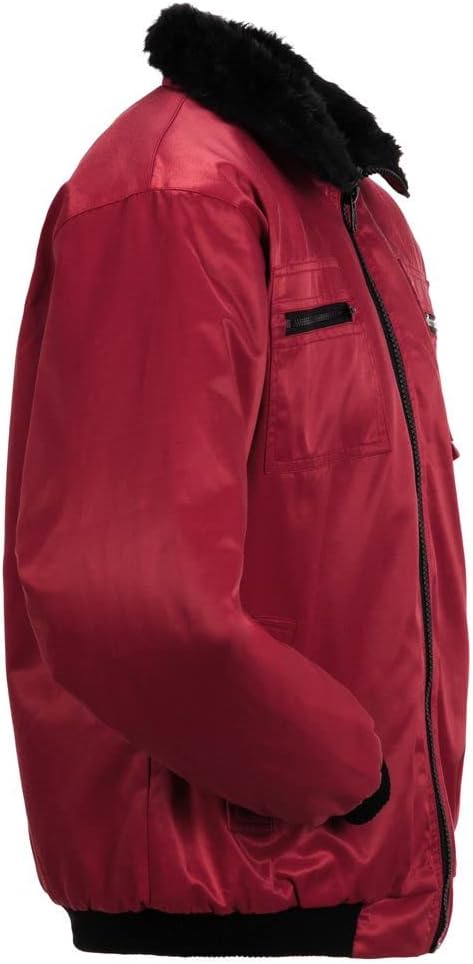Planam Outdoor Winter Herren Gletscher Pilotenjacke rot Modell 0338 Grösse L Rot L, Rot L