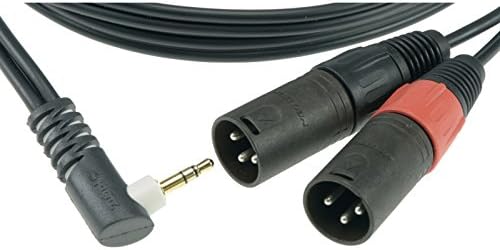 Klotz Einsteckkabel, 2 x XLR-M/3,5 Sym 2 m, Ay9A0200