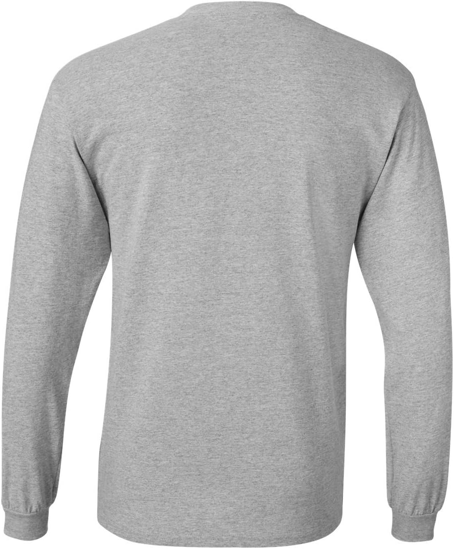 HN 5.2 OZ COMFORTSOFT L / S TEE (HELLER STAHL) (M)