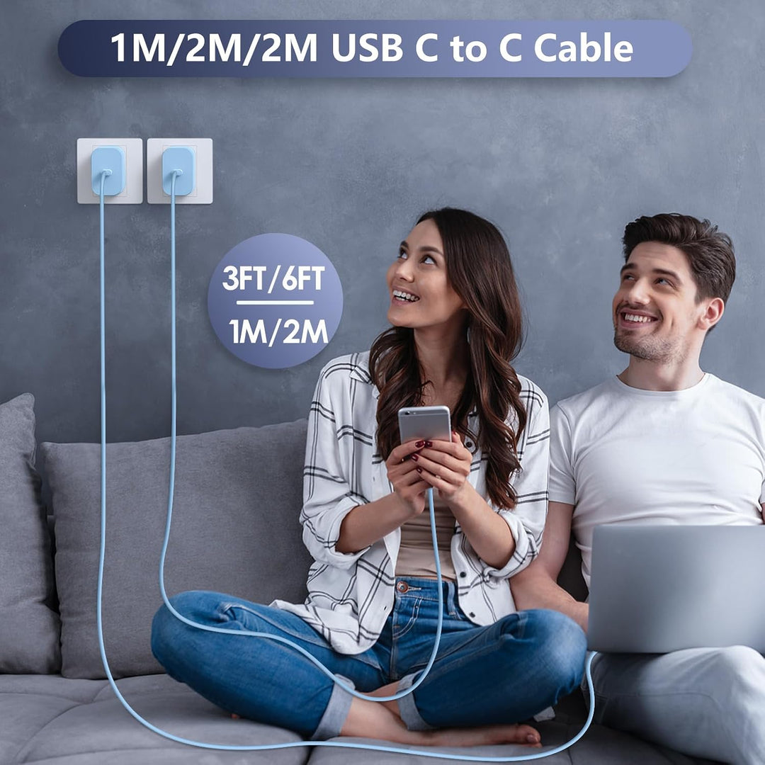 2Pack USB C Ladegerät für iPhone 17E/16 15 17 Pro Max/17 16 15 Pro/16 15 Plus/17 Air/17 16 15, 20W U