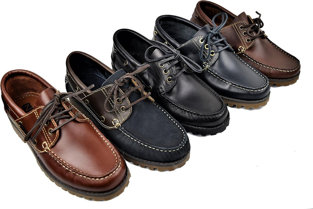 Zerimar Leder Segelschuhe Herren | Bootsschuhe Herren Leder | Segelschuhe Herren | Bootsschuh Men's