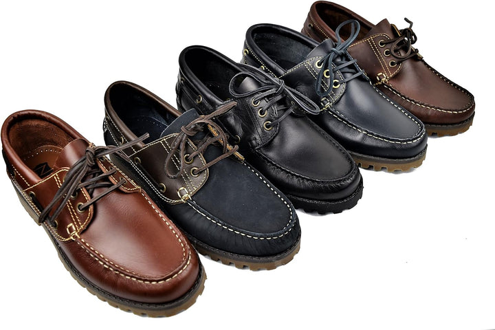 Zerimar Leder Segelschuhe Herren | Bootsschuhe Herren Leder | Segelschuhe Herren | Bootsschuh Men's