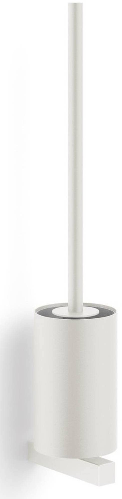 Zack Toilet brush, White wall mount, Stainless Steel