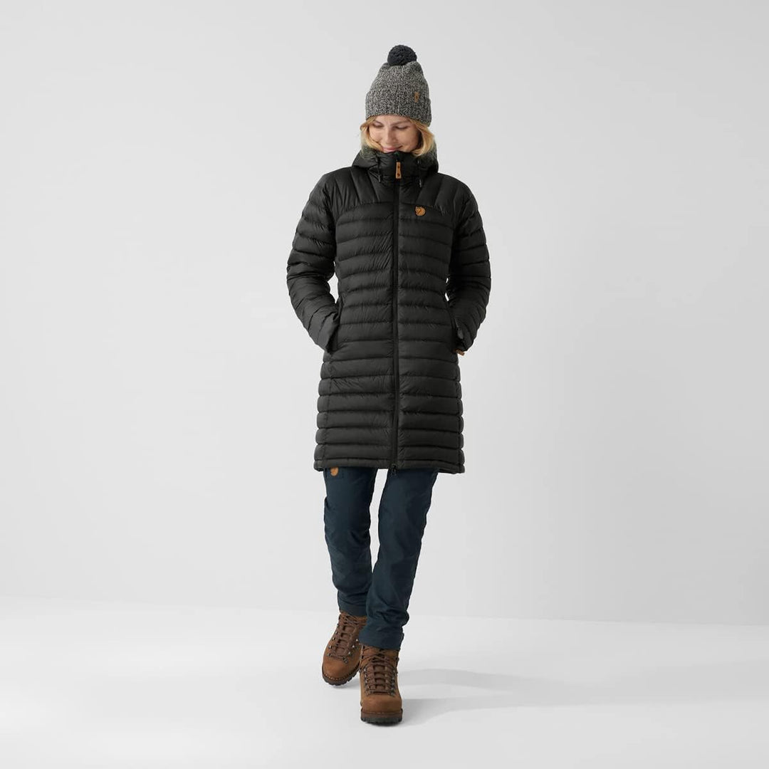 Fjällräven Damen Snow Flake Parka Isolationsjacke XS Schwarz, XS Schwarz