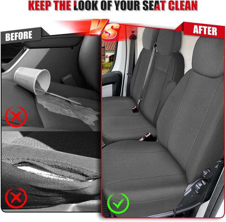 JUDANNA Sitzbezüge Auto für 2006-2025 FIAT Ducato Citroen Jumper- 2+1, Autositzbezüge Auto-Sitzschon