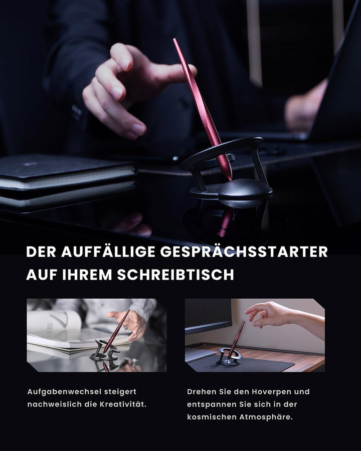 novium Hoverpen Interstellar Edition - Futuristischer Luxusstift aus Luft- und Raumfahrt-Legierungen