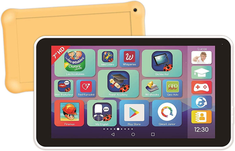 Lexibook Lexitab Master - 7 Inch Kids Tablet with Learning Apps, Games and Control of Parents - Prot