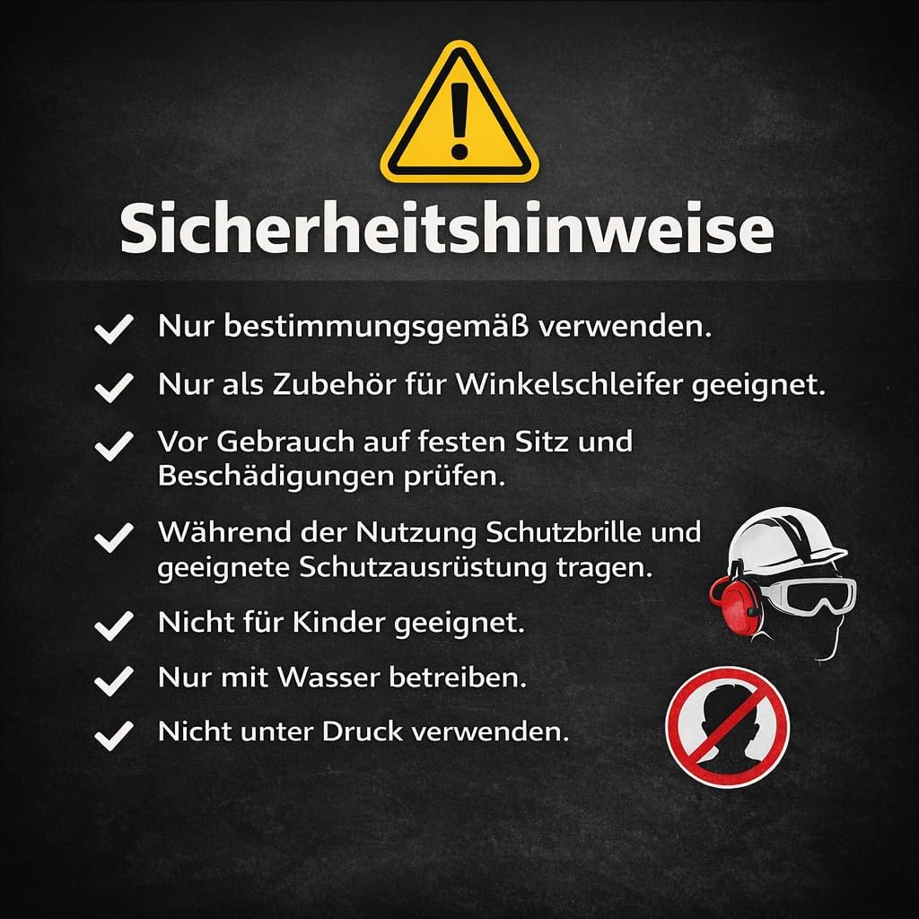 DiSTAR SPRAY Wasserkühlsystem für Winkelschleifer & Mini Winkelschleifer 45–230 mm – Wasserzufuhr fü