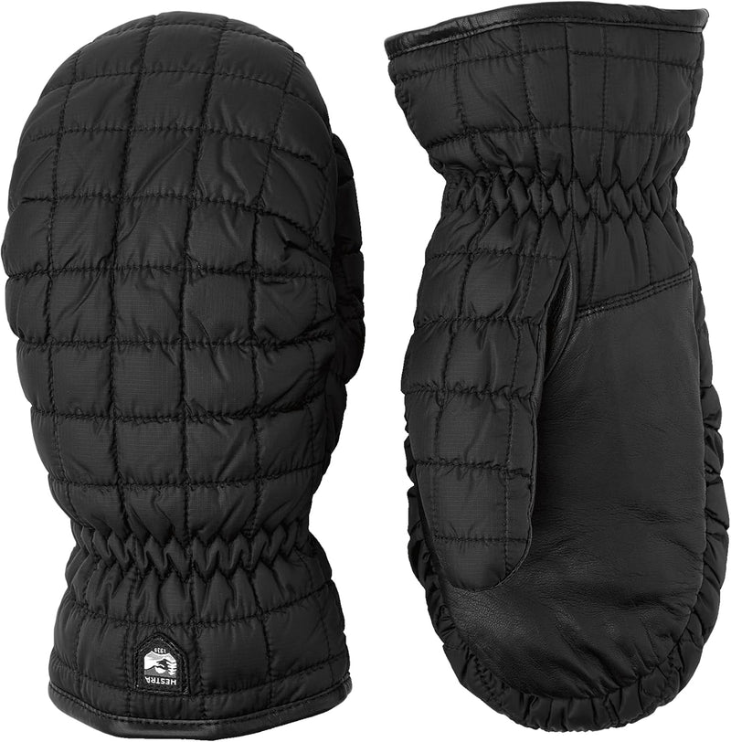 Hestra Moon Light Handschuh – Isolierter wasserfester Fäustling 8 Schwarz, 8 Schwarz