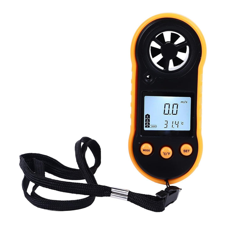 Windgeschwindigkeitsmesser, 1000 Taschen-Windmesser, Digitaler Anemometer, Hand-LCD-Hintergrundbeleu
