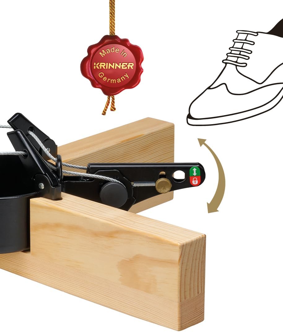 Krinner Design Christbaumständer Kopenhagen Kiefer Holz Weihnachtsbaumständer 50cm für Baumhöhen bis