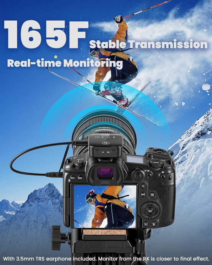 lavalier mikrofon Wireless mit Aufbewahrungsbox, kabelloses Mikrofon für iPhone/Typ-C/Kamera/Laptop,