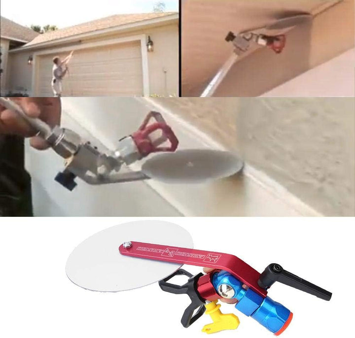 Spray Guide Zubehörwerkzeug Universal Paint Baffle Einstellbare Spritzführung mit G7/8-Zoll-Anschlus