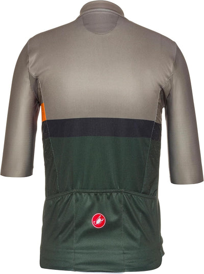 CASTELLI Herren A Blocco Jersey Sweatshirt M Rinde Green/Pop Orange-dark Gra, M Rinde Green/Pop Oran