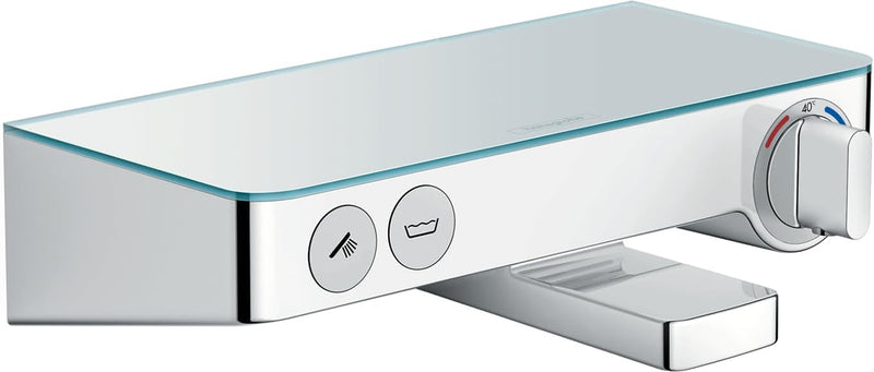 hansgrohe ShowerTablet Select 300 Aufputz Wannenthermostat, für 2 Funktionen, Chrom Wanne Chrom, Wan