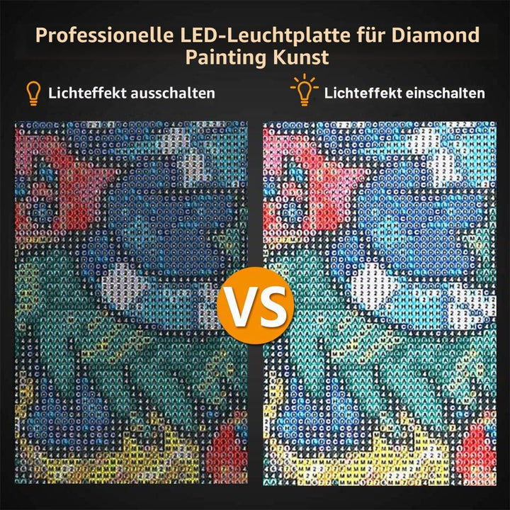 JUSONEY Diamond Painting B4 LED Lichtkasten Dimmable Light Board Kit für 5D Diamant Malerei Künstler