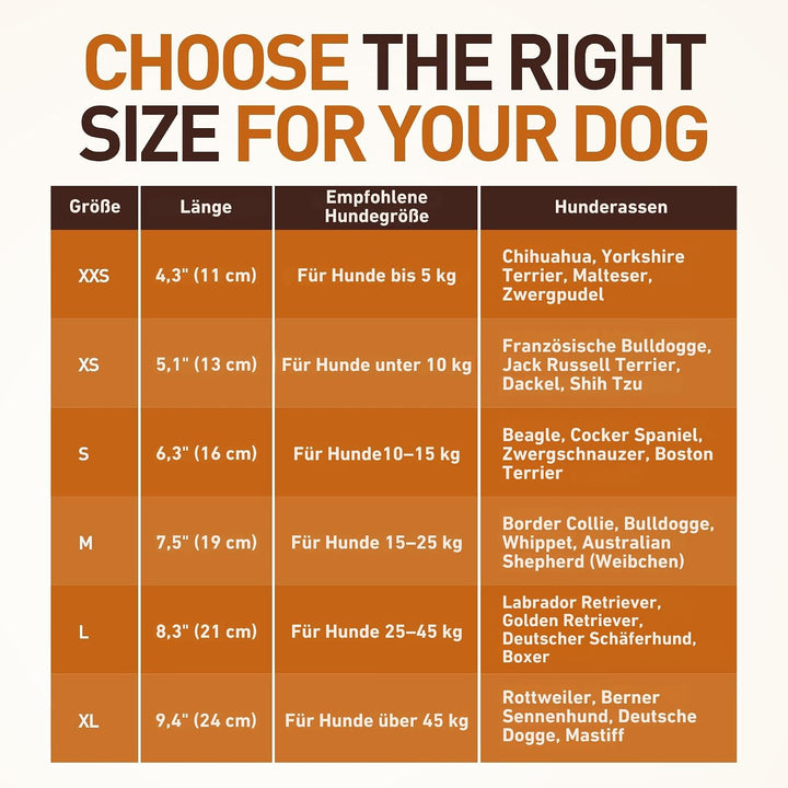 Wildfang® 3 Kaustab Hund aus Kaffeeholz (Grösse XS) – Kauspielzeug für Welpen &amp; kleine Hunde < 15 kg