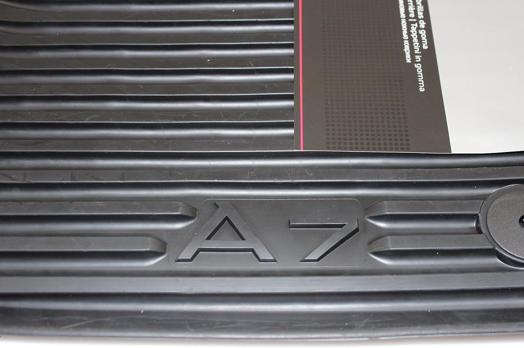 Audi 4G8061501041 Gummifussmatten Vorne, Schwarz, 2 Stück