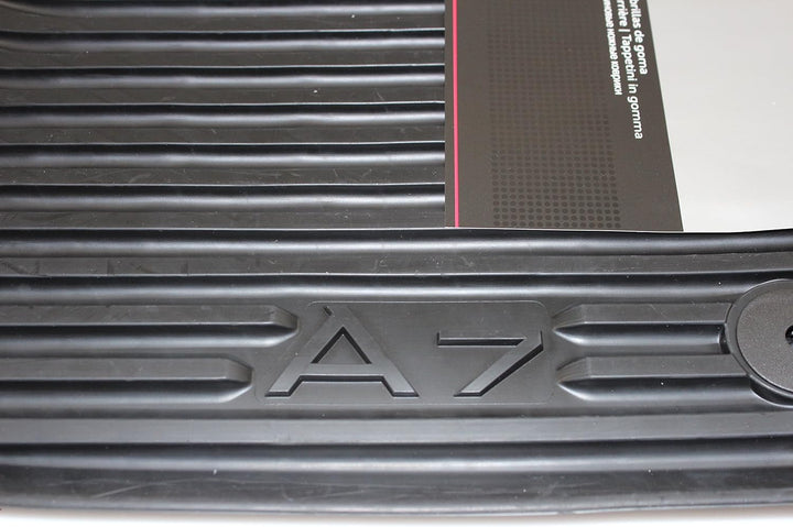 Audi 4G8061501041 Gummifussmatten Vorne, Schwarz, 2 Stück