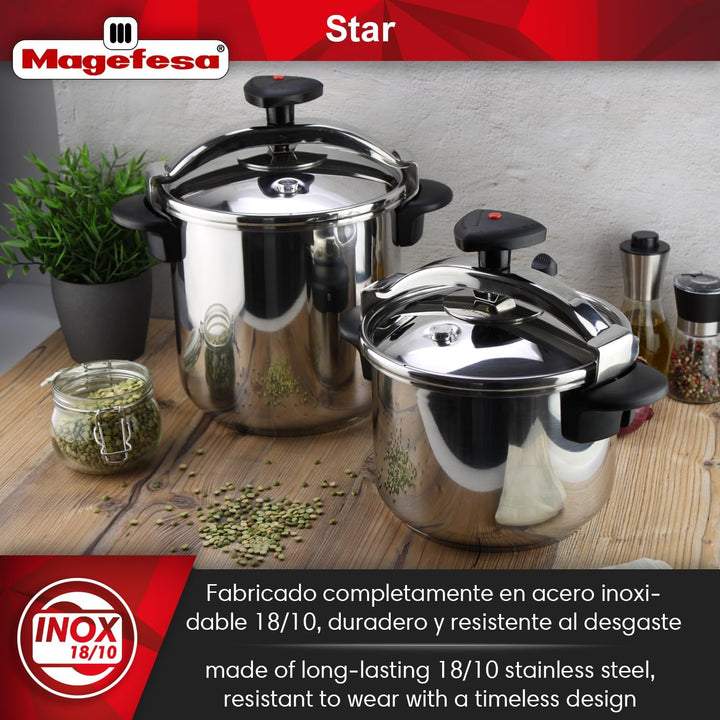Magefesa Star Schnellkochtopf, 6 l