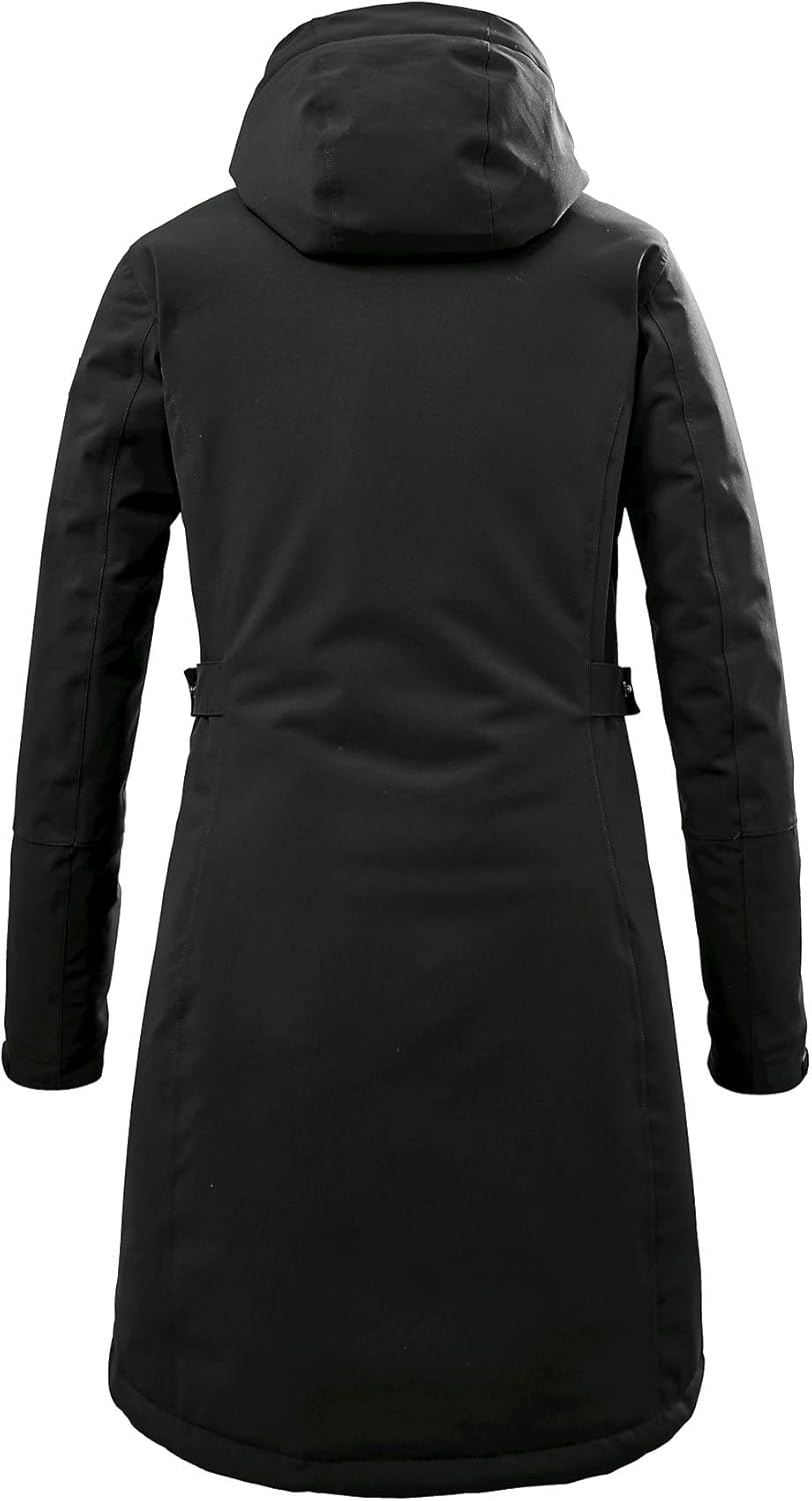 Killtec Damen Kow 165 Wmn Prk Funktionsparka/Parka mit abzippbarer Kapuze 38 dunkeloliv, 38 dunkelol