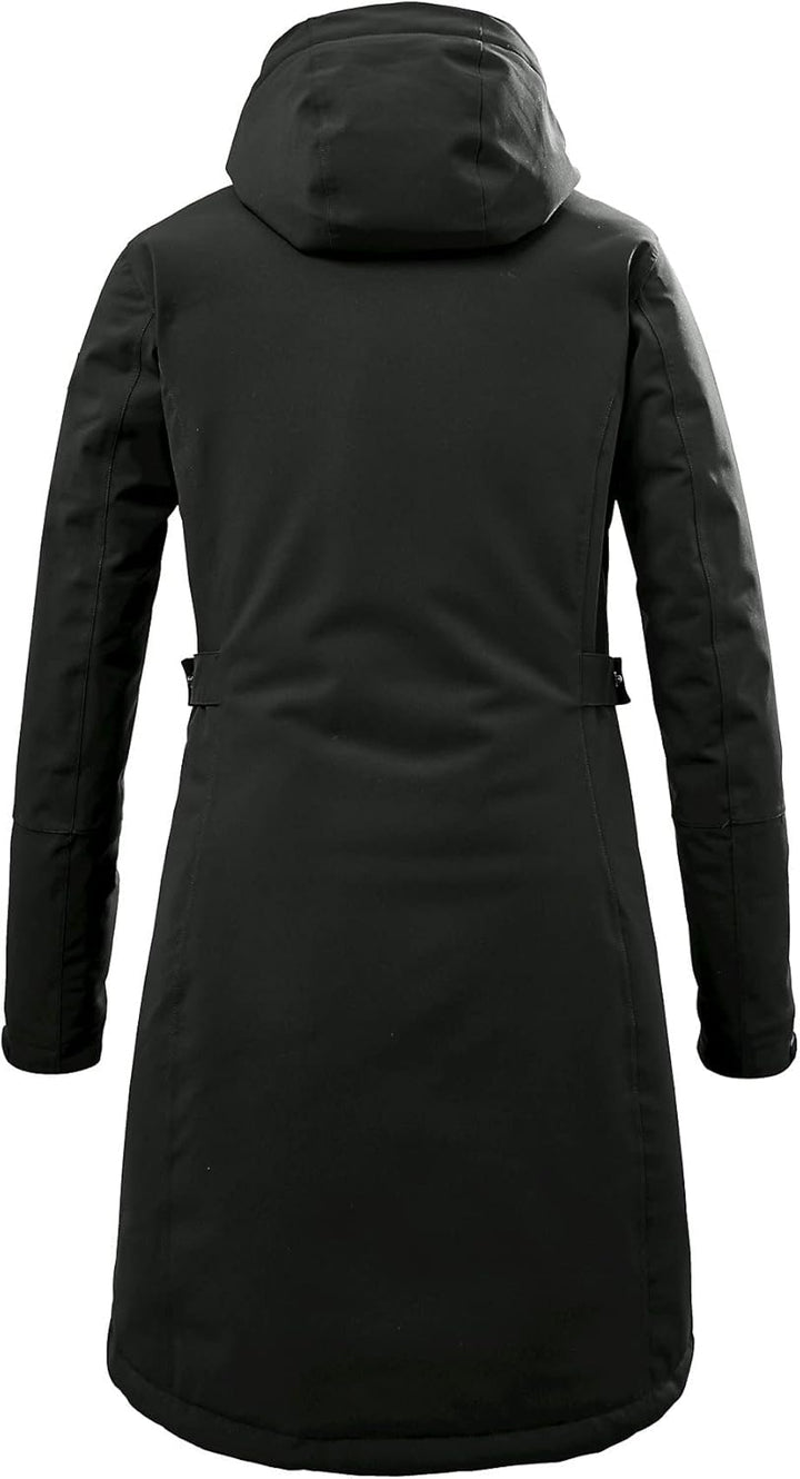 Killtec Damen Kow 165 Wmn Prk Funktionsparka/Parka mit abzippbarer Kapuze 38 dunkeloliv, 38 dunkelol