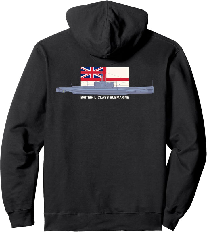 Britisches L-Klasse U-Boot WW1 U-Boote UK Navy Flagge Pullover Hoodie