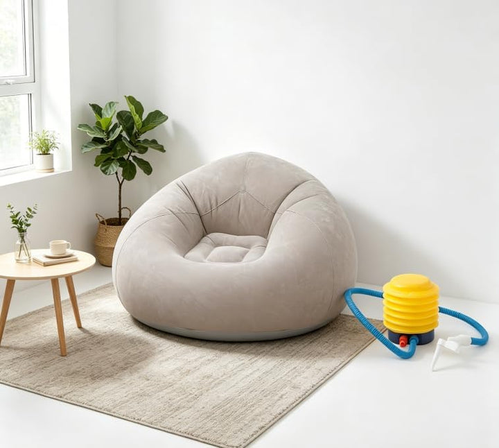 Luftsofa, Aufblasbare Couch, Aufblasbarer Sessel, 105x105x60cm Ultraweicher Inflatable Sessel, ohne