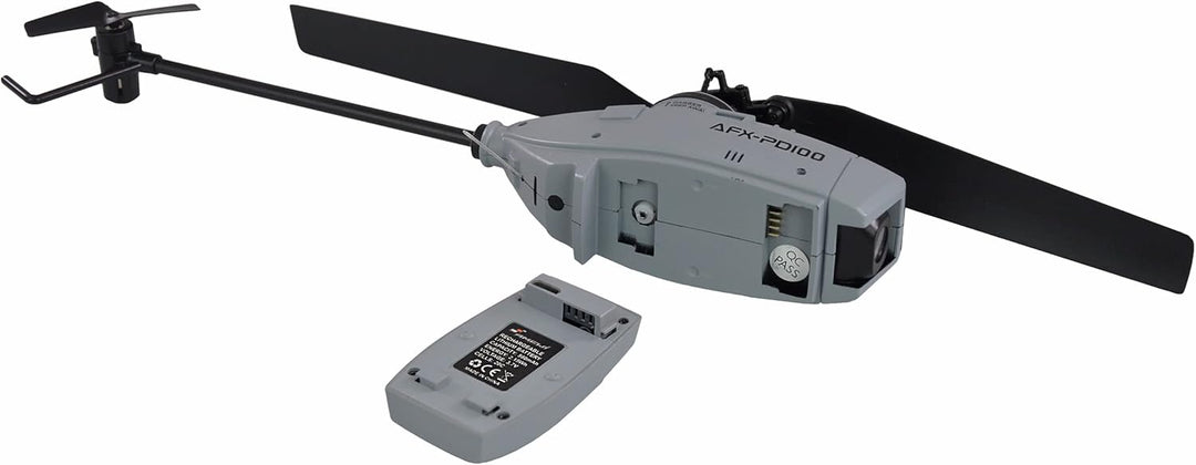 Amewi 25323 AFX-PD100 4-Kanal Helikopter mit HD-Kamera 6G 2,4GHz RTF, Grau