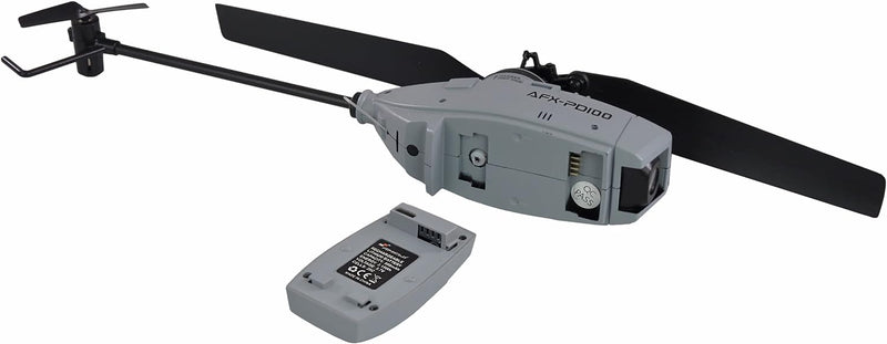 Amewi 25323 AFX-PD100 4-Kanal Helikopter mit HD-Kamera 6G 2,4GHz RTF, Grau