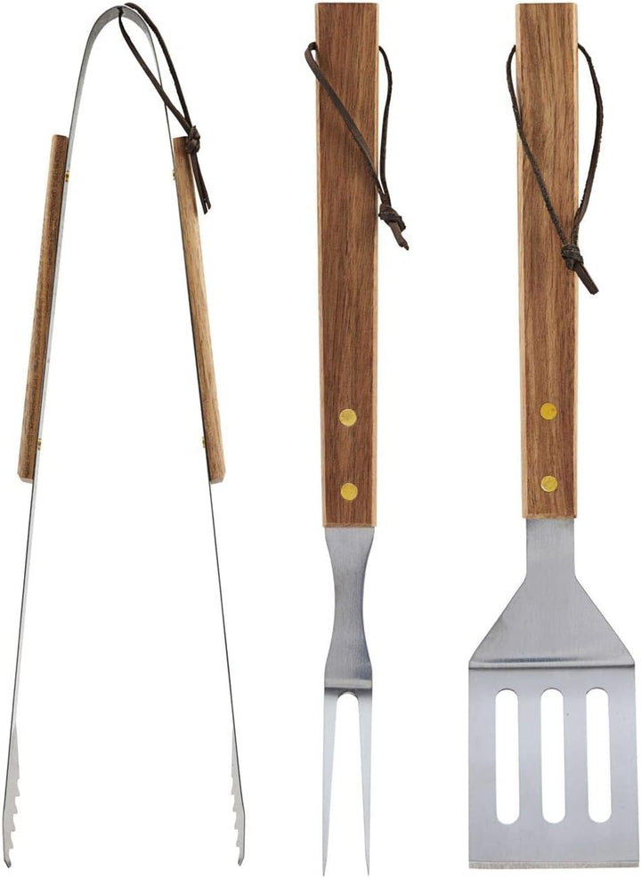 Nicolas Vahe 106660402 BBQ-Werkzeuge, Akazie, Edelstahl