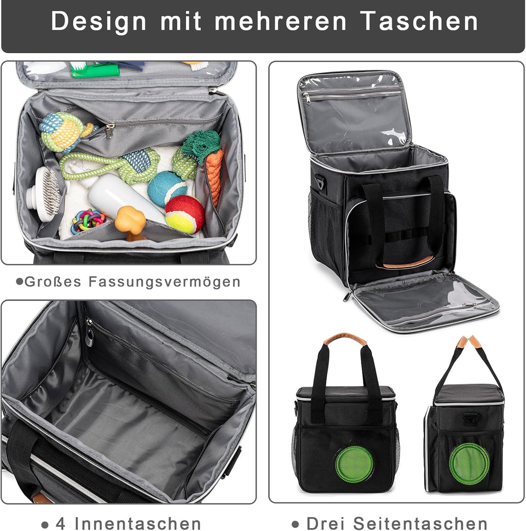 Haustierpflegetasche, Hundepflegezubehör Organisator Tragetasche, perfekt für Haustierpflegewerkzeug