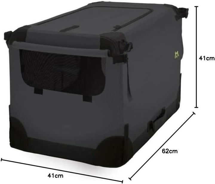 Maelson Soft Kennel Hundebox - Anthrazit - 62 x 41 x 41 cm Anthrazit L 62 x B 41 x H 41 cm, Anthrazi