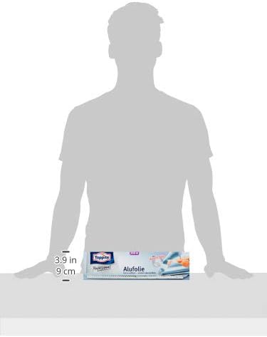 Toppits Alufolie 200 m, 1er Pack (1 x 1 Stück) Single, Single