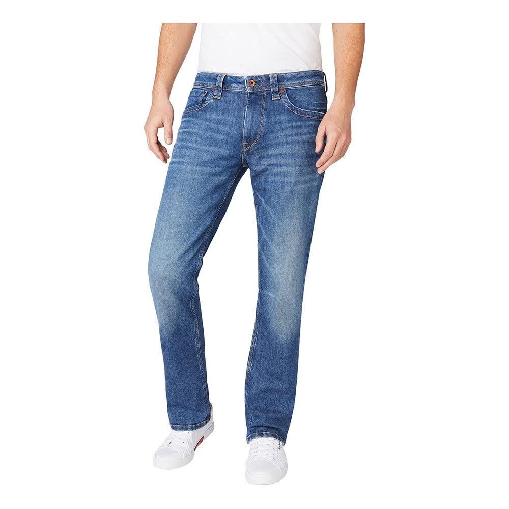 Pepe Jeans Herren Jeans Kingston Zip 30W / 34L Blue (Denim-vx3), 30W / 34L Blue (Denim-vx3)