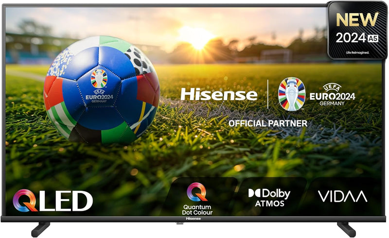 Hisense 40A5NQ 101cm (40 Zoll) QLED Fernseher Full HD, Smart TV, Triple Tuner, AI Sports Mode, Dolby