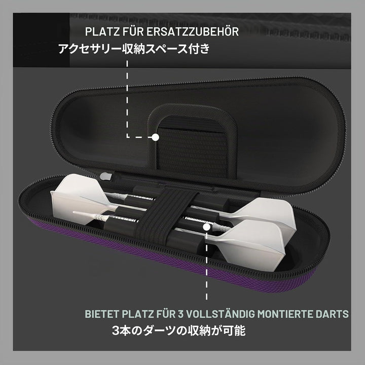 Target Japan Takoma Shell Wallet, Lila | Dart-Tasche, Dart-Aufbewahrungsbehälter, hält 3 vollständig