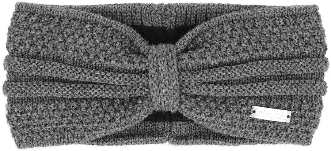 Eisglut Damen Esmeralda Merino Stirnband M 57-58cm grau mel., M 57-58cm grau mel.