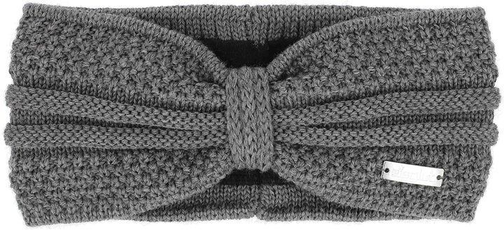 Eisglut Damen Esmeralda Merino Stirnband M 57-58cm grau mel., M 57-58cm grau mel.
