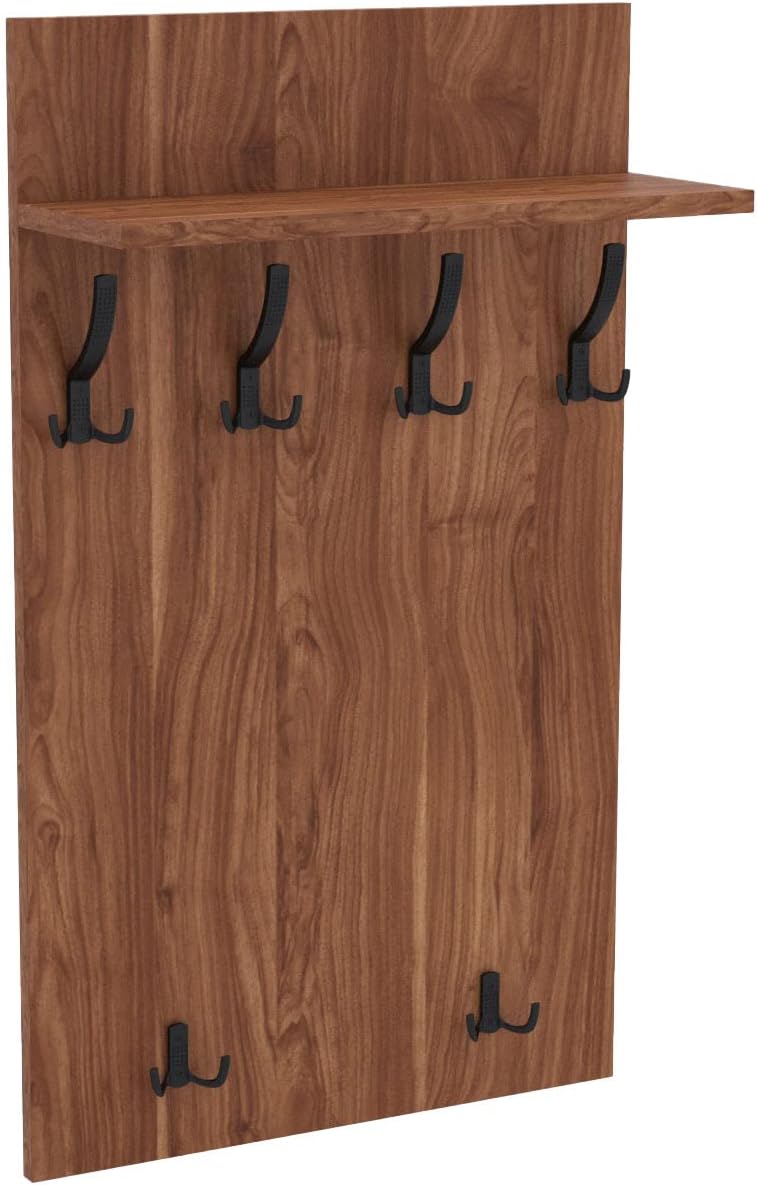 AKKE 120x60 | MAXI Garderobenpaneel Wandgarderobe Garderobe Wandpaneel Kleiderstange SCHWARZ | BURGU