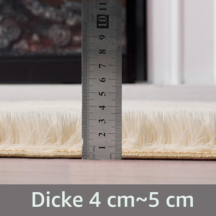 Achiiso Hochflor Teppich,Flauschige Schlafzimmer Teppiche Shaggy Wohnzimmer Teppich Weich Shaggy Tep