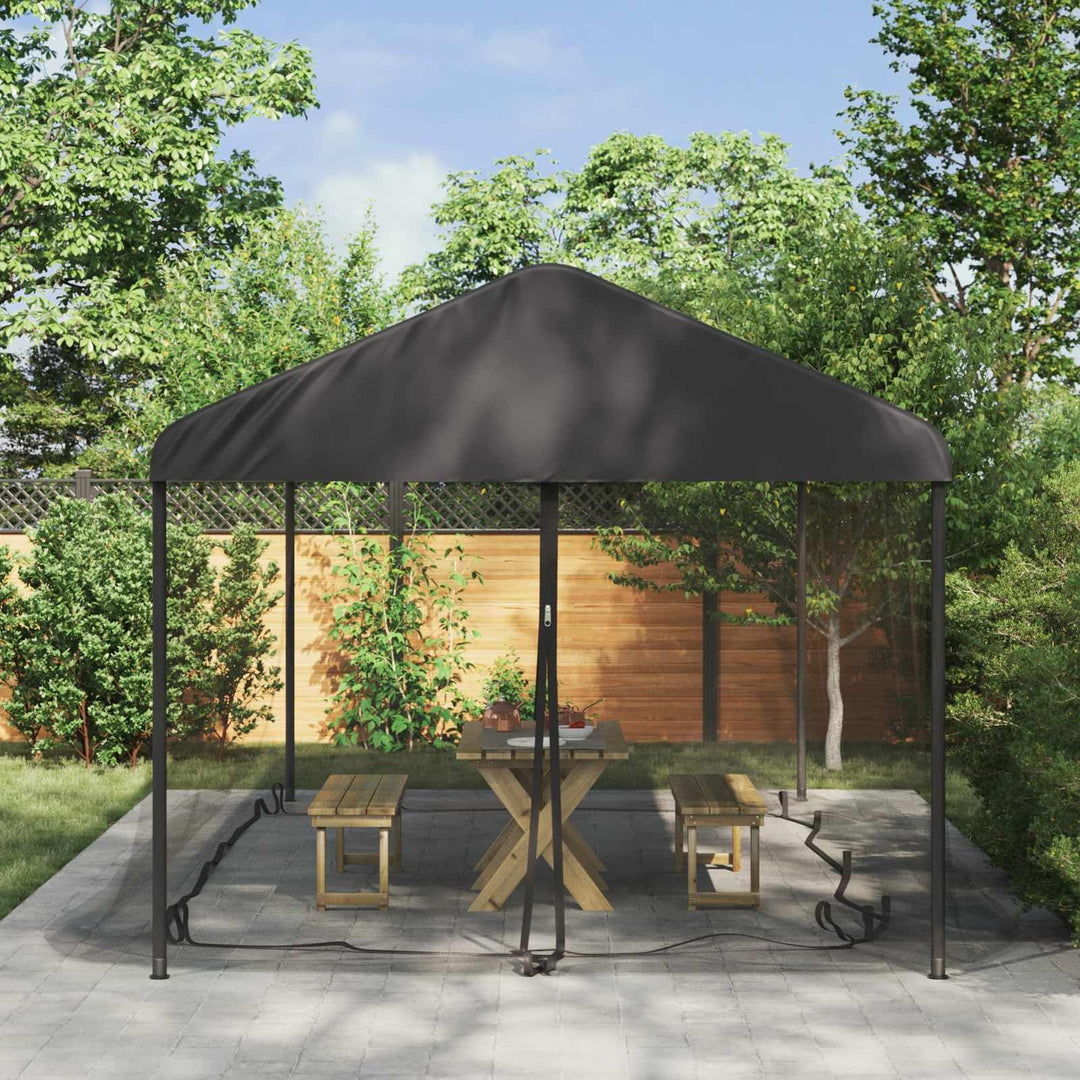 Gecheer Moskitonetz für Pavillon, 220 Mesh Polyester, Reissverschluss, Klettband, 6x3x2 m, für Garte