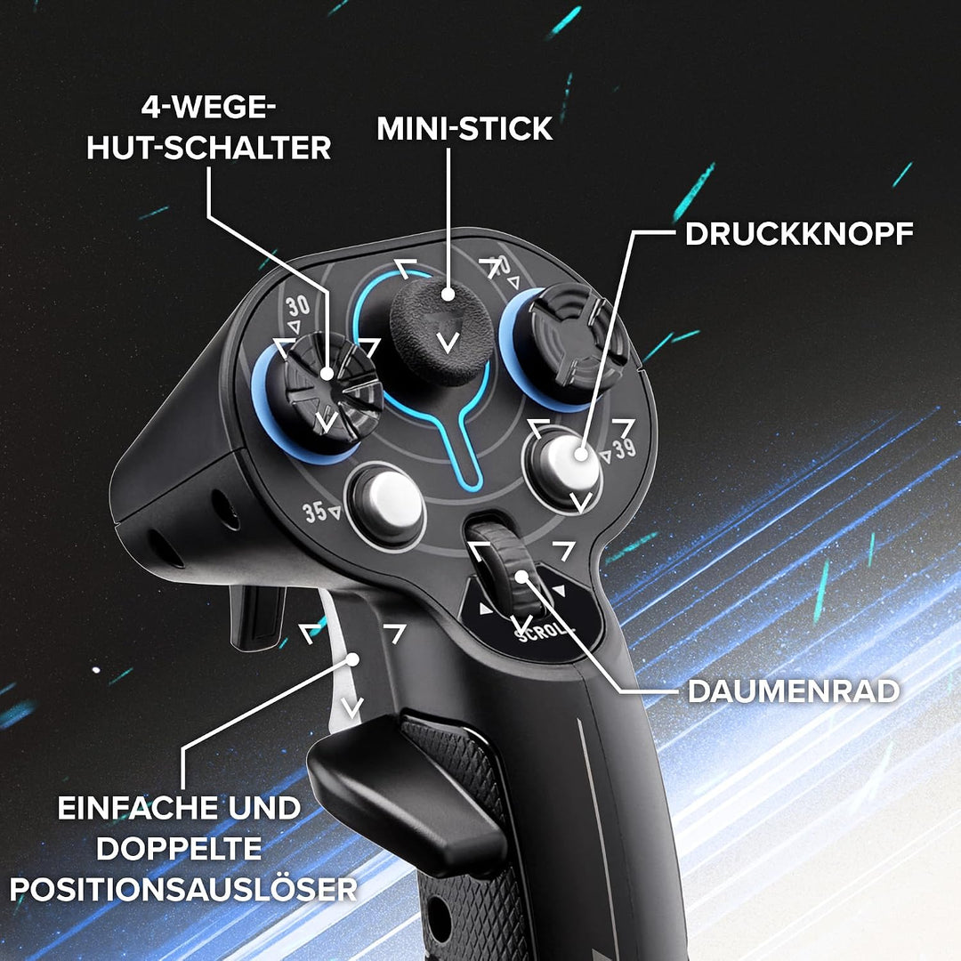 Thrustmaster Sol-R 3 AVA Add-On Grip – Der PC-Joystick für Dominanz und Erkundung im Weltraum.