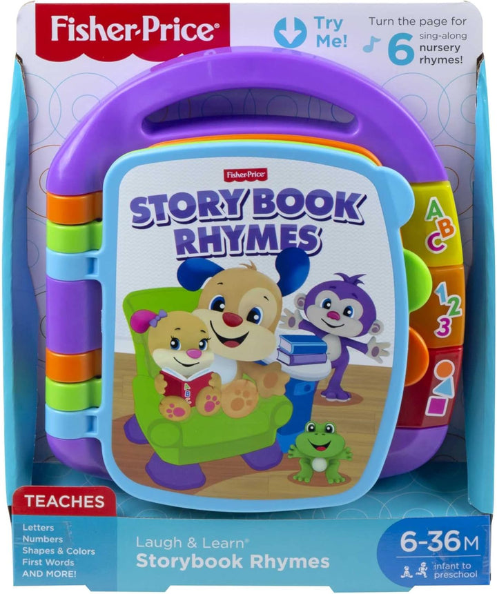 Fisher Price CDH49 Lyrics and Learning Book for Children Aged 6 Months and Above Italienisch, Italie