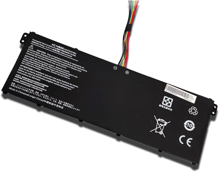 FengWings® AC14B3K AC14B8K 2600mAh 15.2V Akku Kompatibel mit Acer Aspire R5-471T R7-372T ES1-131 ES1