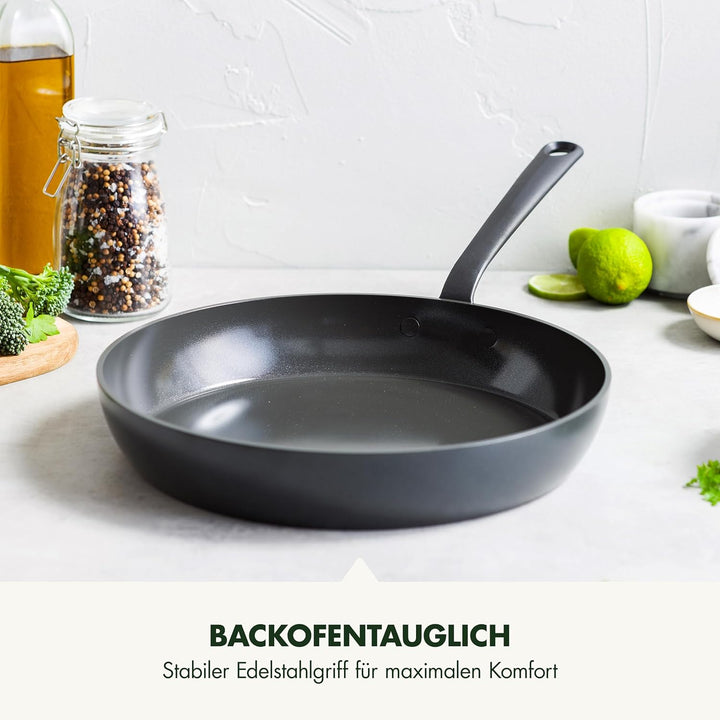 GreenPan Craft Hartanodisierte gesunde keramische Antihaft-Bratpfanne 30 cm, PFAS-frei, induktionsge